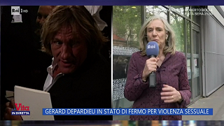 La Vita in diretta. Depardieu in stato di fermo, l'accusa: violenza sessuale - RaiPlay